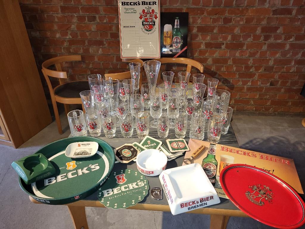 Beck's bier, Verzamelen, Ophalen, Zo goed als nieuw, Glas of Glazen, Overige merken