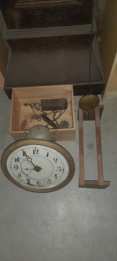 staande klok met werk, Ophalen, Gebruikt, Analoog, Staande klok