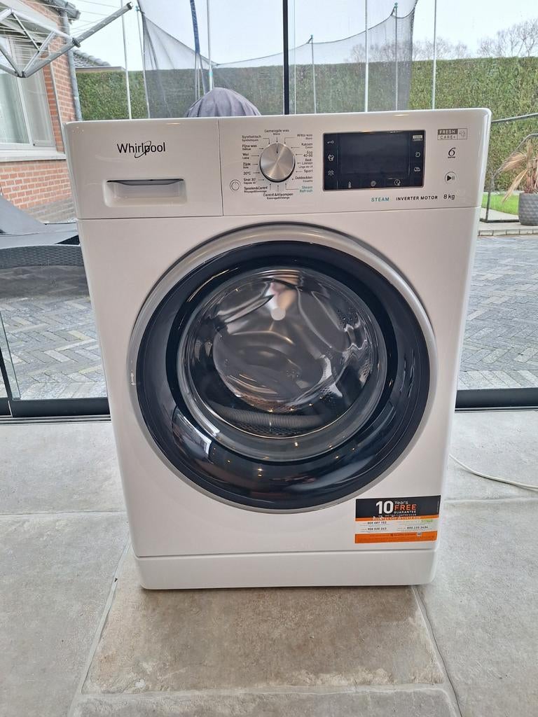 Whirlpool wasmachine 8kg, Elektronische apparatuur, Ophalen