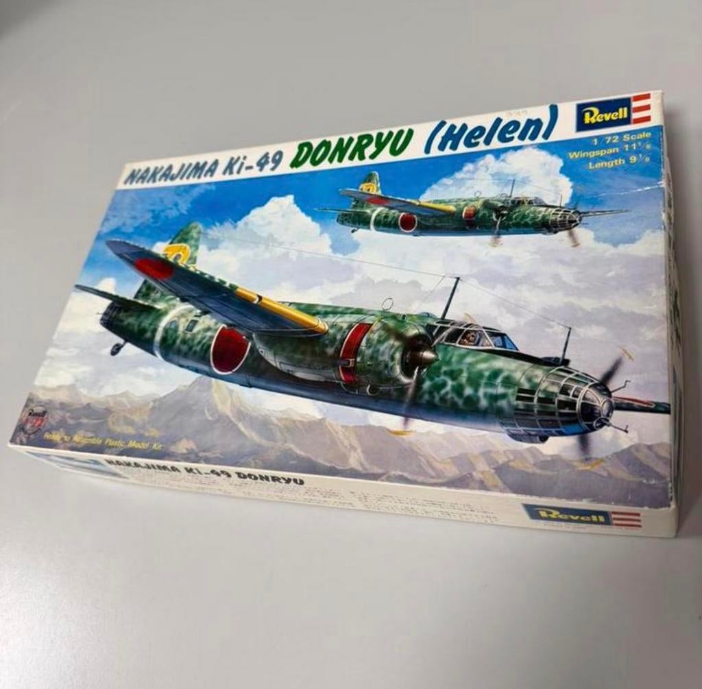 Nakajima ki-49 Donryu Helen by Revell 1/72 sale 1973 h-102, 1:72 tot 1:144, Revell, Nieuw, Ophalen of Verzenden