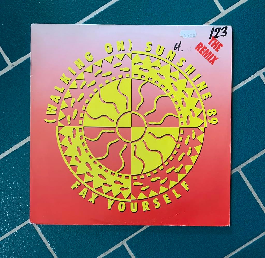 Fax Yourself - (Walking On) Sunshine 89 (The Remix), Cd's en Dvd's, Vinyl | Dance en House, Ophalen of Verzenden, 12 inch, Overige genres