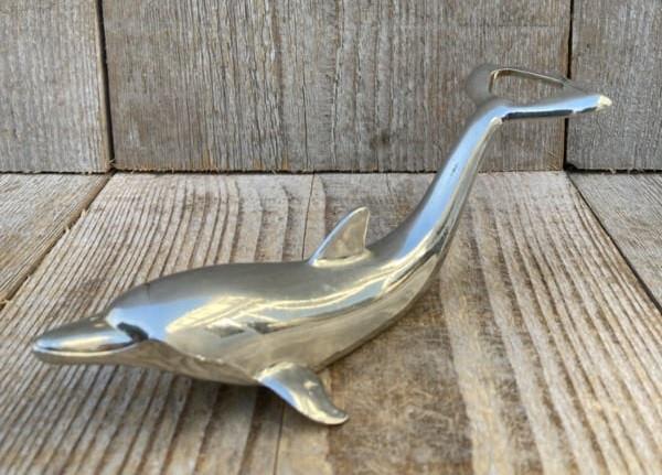 Dolfijn flessenopener, Ophalen, Metaal