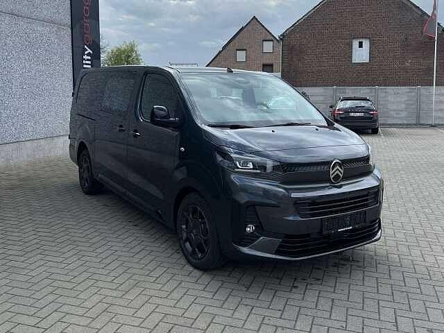 Citroen Jumpy Dubbel Cabine 2.0 180PK AUTOMAAT / BEKLEDE, Autos, Camionnettes & Utilitaires, 177 ch, Argent ou Gris, Achat, Entreprise