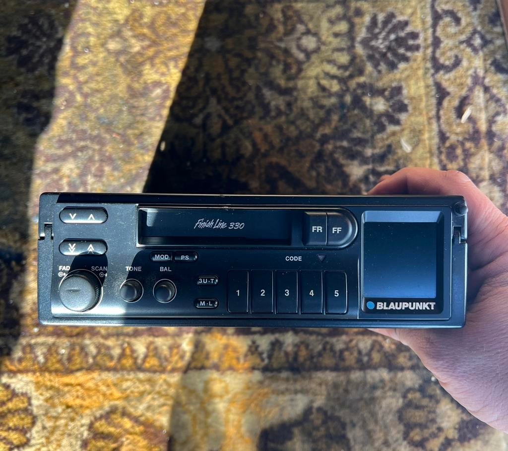 Blaupunkt Finish Line 330 autoradio, Auto diversen, Autoradio's, Ophalen of Verzenden, Gebruikt