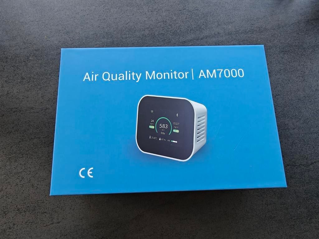Cubic air quality monitor AM7000, Bijoux, Sacs & Beauté, Trackers d'activité, Enlèvement ou Envoi, Neuf, Blanc, Cubic