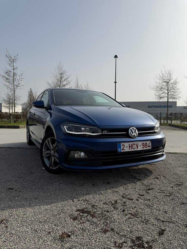 Volkswagen Polo R-line automatique Apple Car Play, Autos, Achat, Euro 6, Carnet d'entretien, Noir