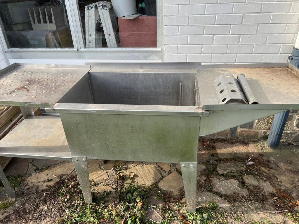 Évier inox un bac très grand et profond, Enlèvement