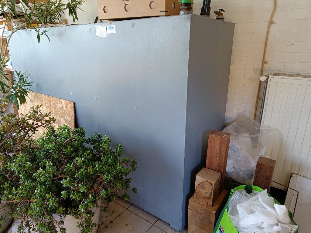 Mazouttank met mazout, Enlèvement, Utilisé