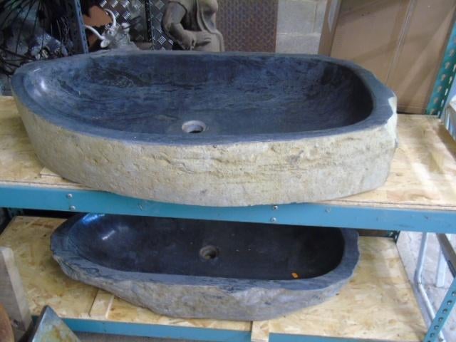 évier galet de rivière XXL 1m lavabos ., Enlèvement, Neuf, Pierre, Lavabo