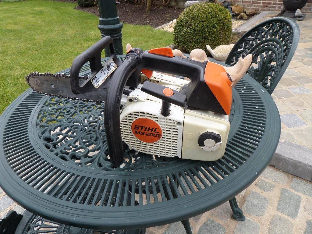 kettingzaag/snoeizaag van Stihl type MS200T, Doe-het-zelf en Bouw, Ophalen, Kettingzaag, Stihl