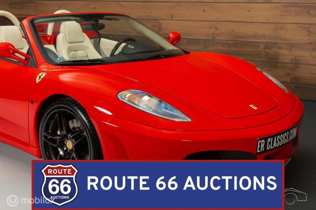 Ferrari F430 Spider F1 | 2006 | Route 66 Auctions, Gebruikt, Zwart, Bedrijf, Handgeschakeld