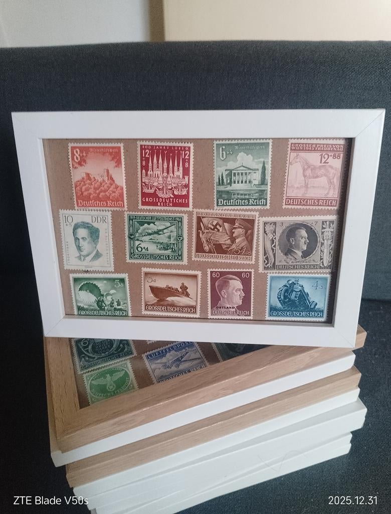 12 timbres allemands, Envoi