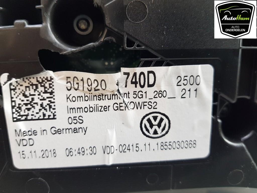 COCKPIT Volkswagen Golf VII Variant (AUVV) (|5G1920740D|), Auto-onderdelen, Gebruikt, Volkswagen