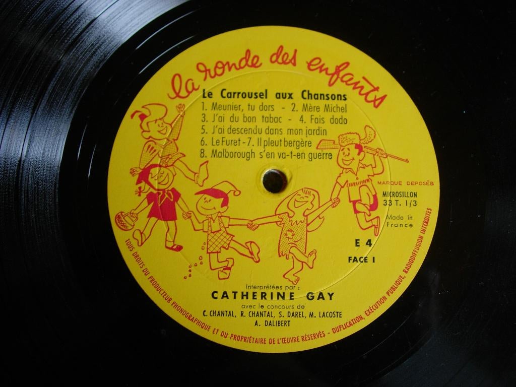 6 Vinyles Enfants 25 cm Voir Photos, CD & DVD, Enlèvement ou Envoi