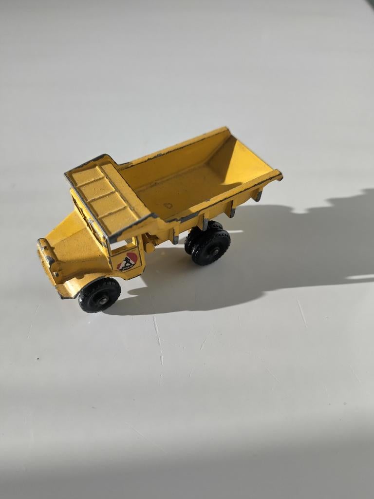 Vintage Matchbox Dump Truck AFHALING LEES BESCHRIJVING, Ophalen, Gebruikt, Bus of Vrachtwagen, Lesney
