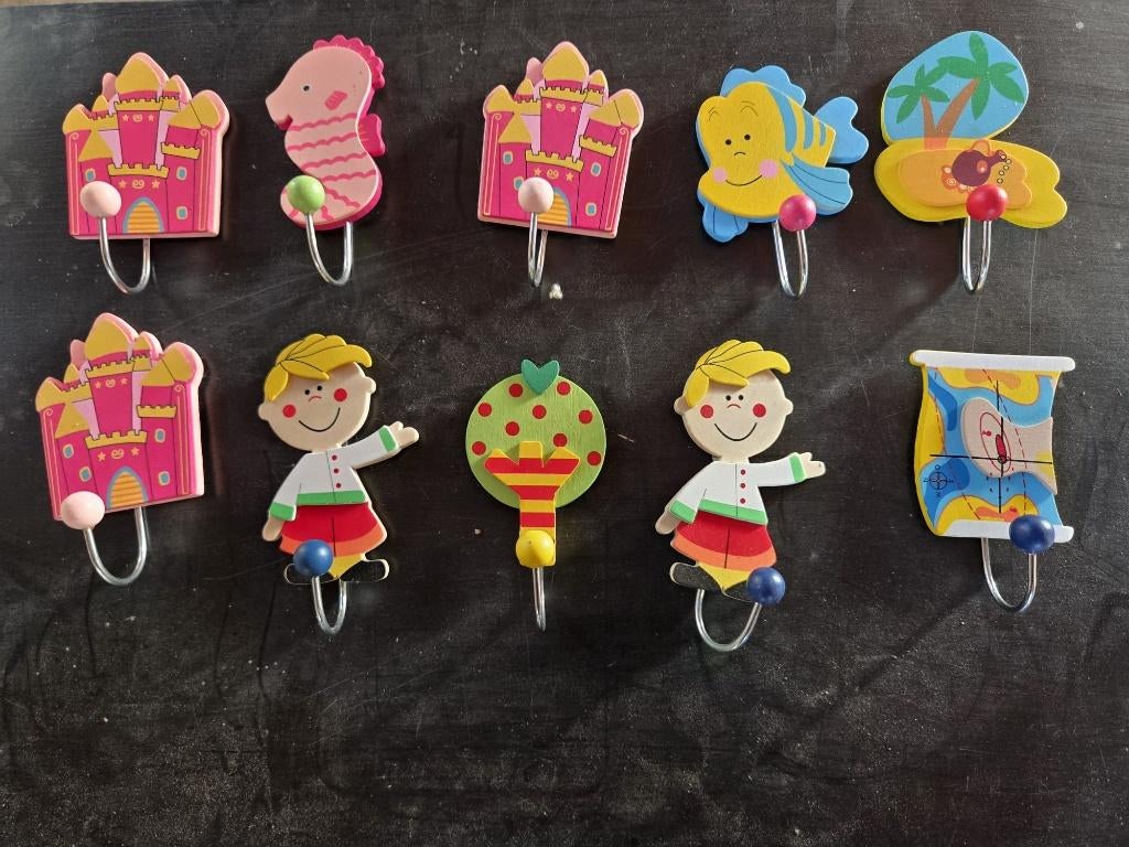 kinder kapstokken, Ophalen, Zo goed als nieuw, Kapstokje