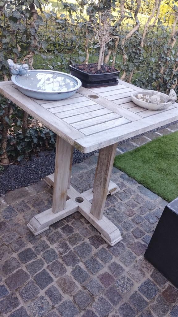 Teak tafel, Tuin en Terras, Tuintafels, Ophalen