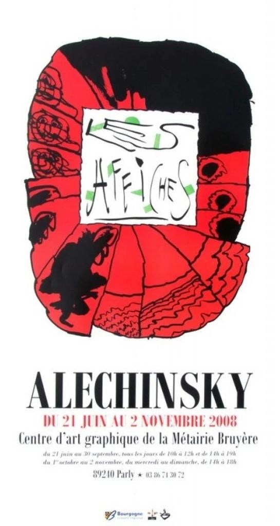 Orginele affiche alechinsky op 400 exemplaren, Ophalen of Verzenden