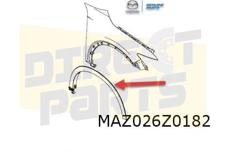 Mazda CX-5 (10/21-) wielkuiplijst voorscherm Rechts (25D sno, Auto-onderdelen, -, Verzenden, -, Nieuw