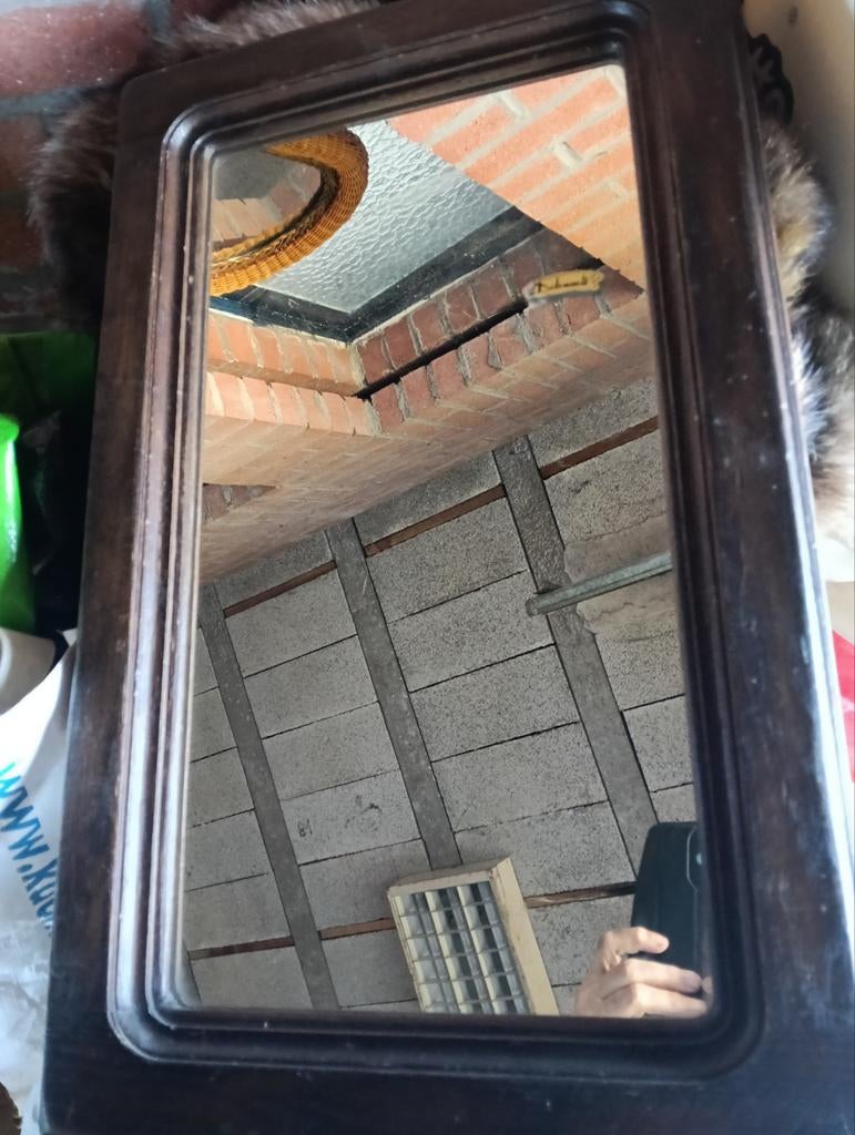 Spiegel deknuct, Antiek en Kunst, Ophalen of Verzenden