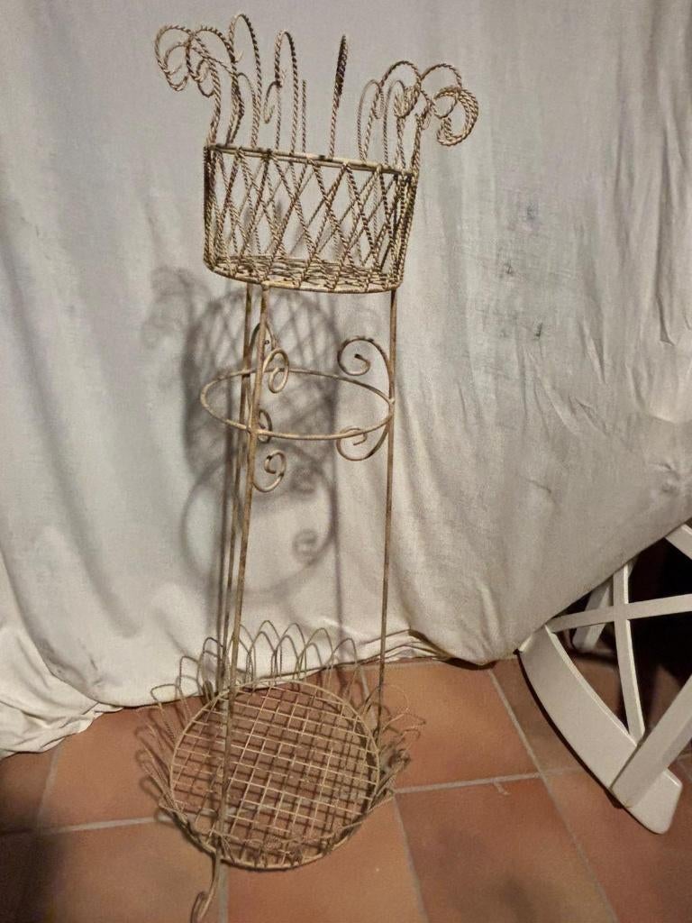 Support pour plantes en fer forgé, Tuin en Terras, Tuinwanddecoratie, Ophalen, Gebruikt