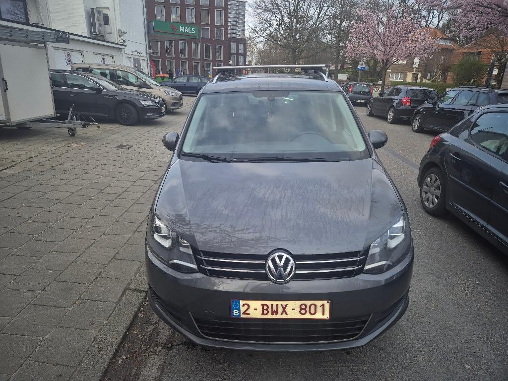 Volkswagen Sharan 2.0 TDI 7 zit, Euro 5, Zwart, 7 zetels, 5 deurs