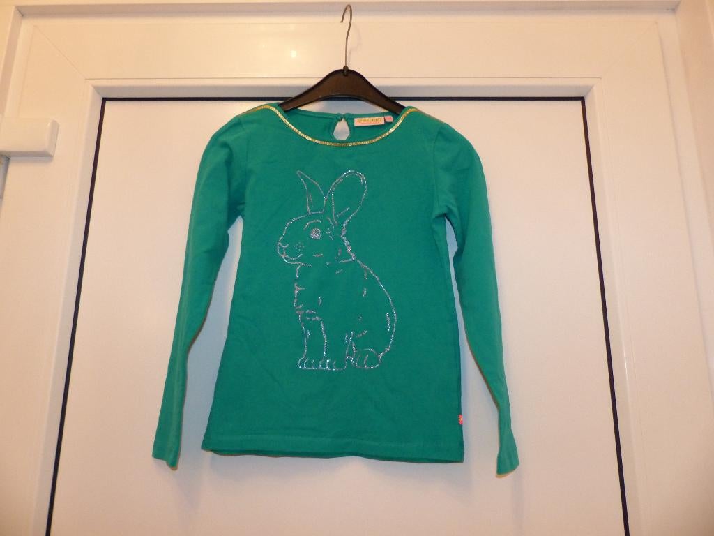 Someone groen t-shirt met lange mouwen - maat 140, Meisje, Ophalen of Verzenden, Zo goed als nieuw, Someone