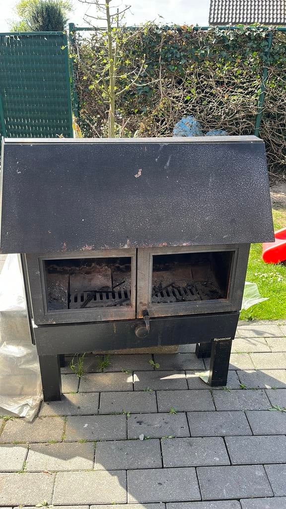 Kachel, Ophalen, Gebruikt, Houtkachel, Vrijstaand