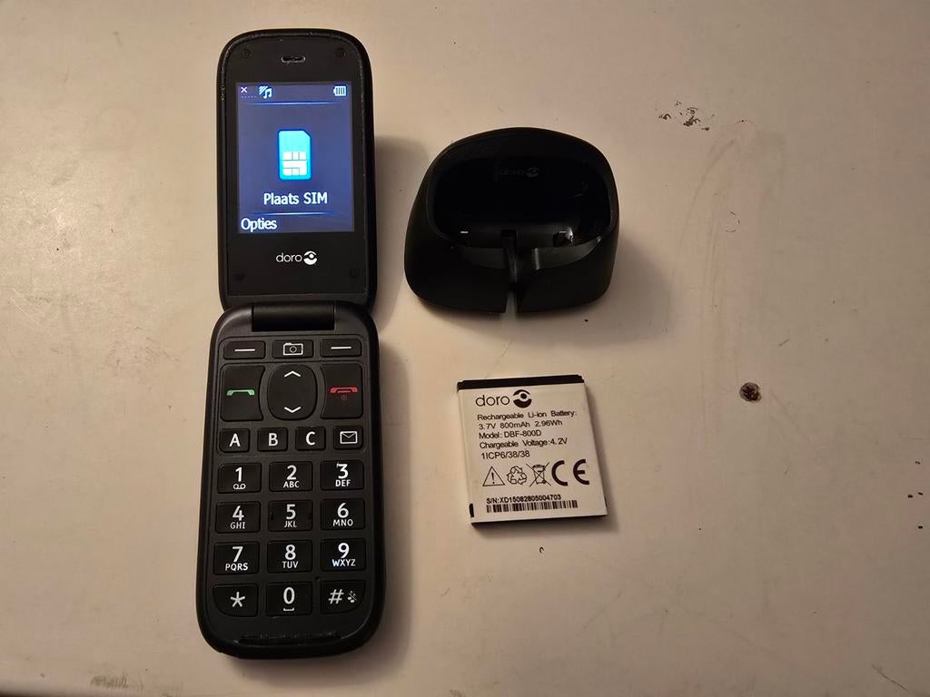 Téléphone portable Doro : gros boutons, batterie supplémenta, Enlèvement ou Envoi