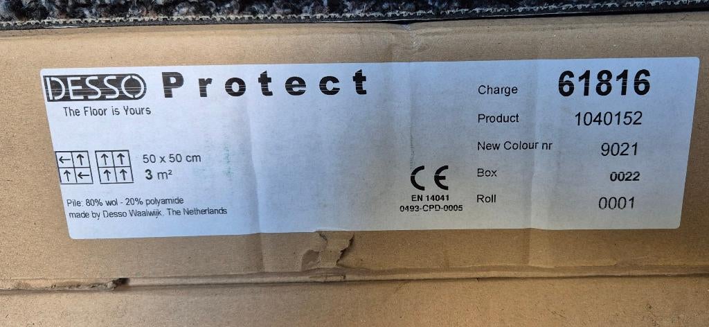 Desso tapijttegels, Huis en Inrichting, Ophalen, Neutraal, Nieuw, Tapijttegels