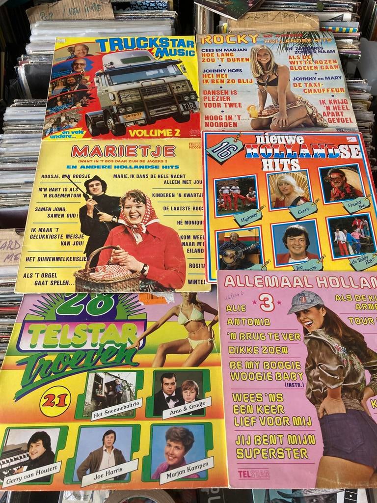 👉 PIRATENHITS- TELSTAR toppers/deel 2-14 Lp’s samen, Cd's en Dvd's, Vinyl | Nederlandstalig, Ophalen of Verzenden