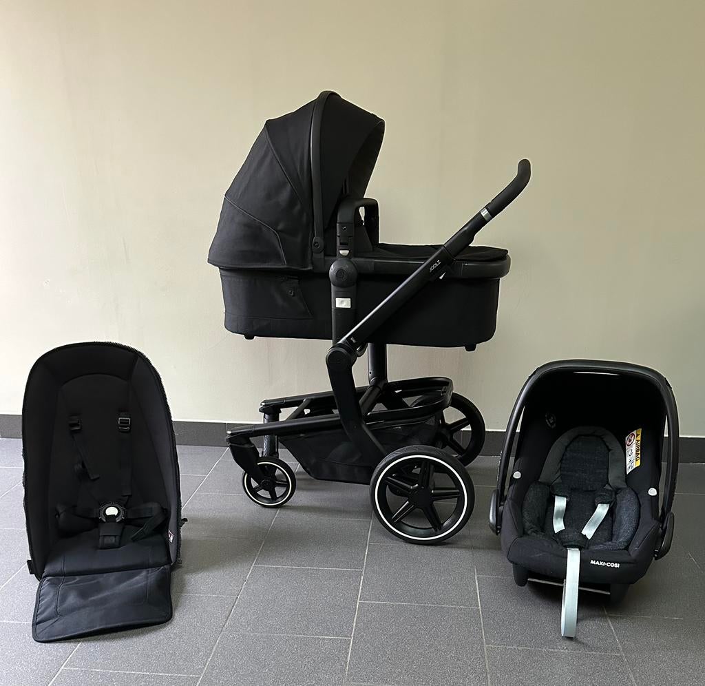 Joolz Day+ Brilliant Black 3 in 1 - COMPLEET, Kinderen en Baby's, Buggy's, Zo goed als nieuw, Maxi-Cosi, Ophalen