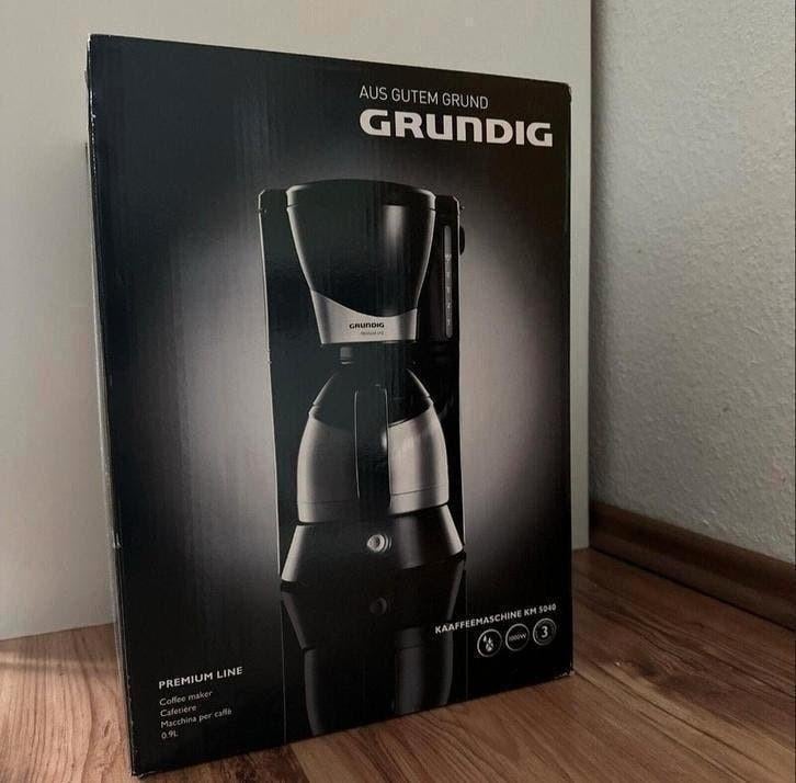 GRUNDIG Premium Line RVS Koffiezetapparaat, Ophalen, Nieuw