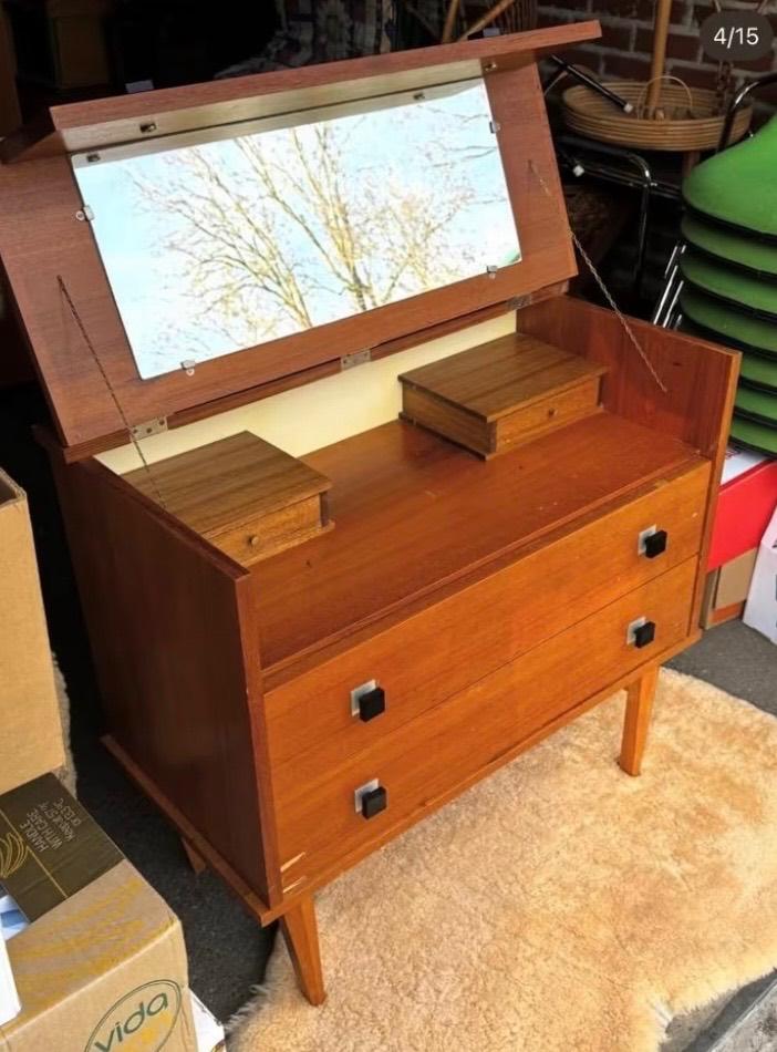 Buffet vintage coiffeuse kapperstafel, Maison & Meubles, Enlèvement