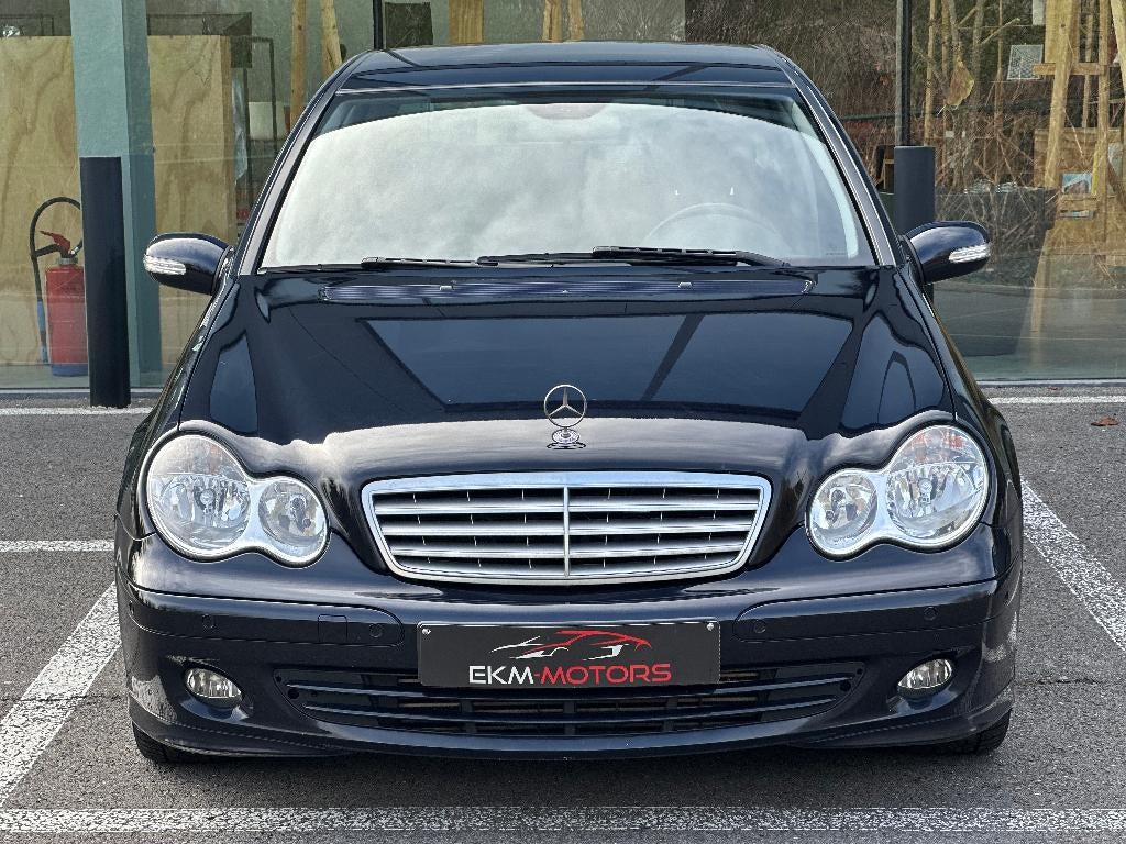 Mercedes C200 Sport Edition / Airco / 143989km, 90 kW, https://public.car-pass.be/vhr/61212de5-4812-4fc3-a504-cc56e416622b, Zwart