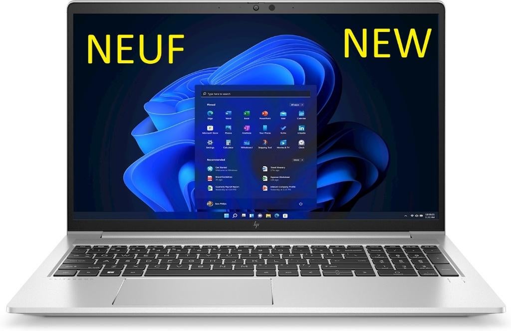 HP EliteBook 650 15.6 G9 i7-1255u (NEUF Emballé!), Informatique & Logiciels, Ordinateurs portables Windows, Neuf, I7-1255U, 512 GB
