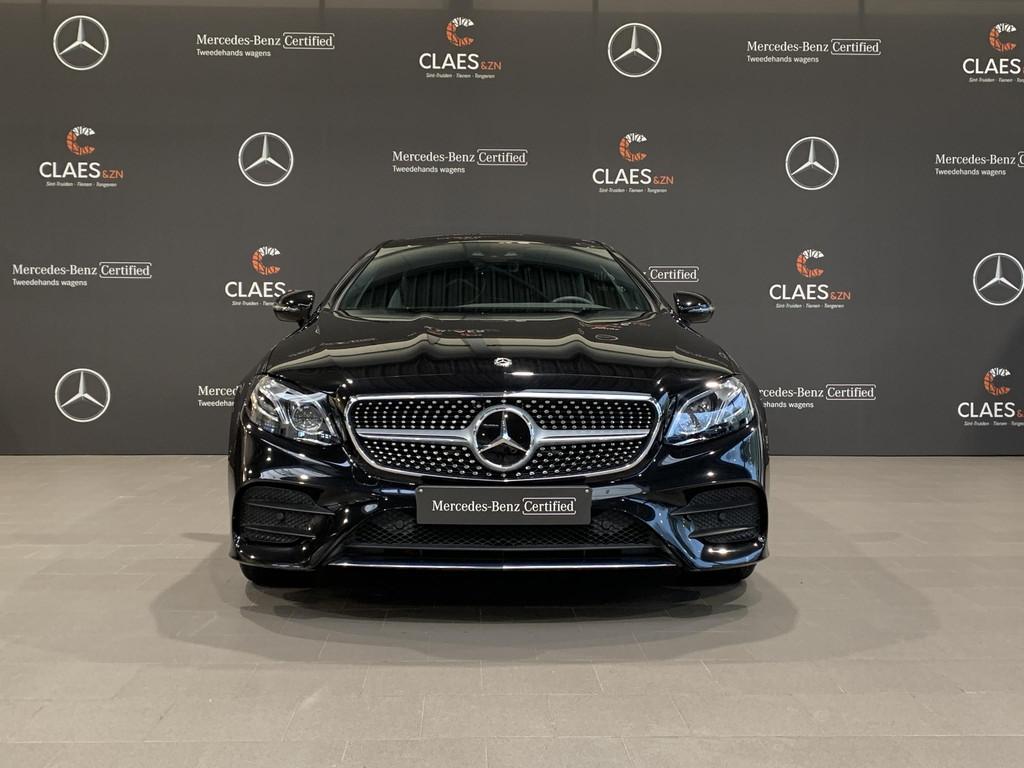 Mercedes-Benz E-Klasse Coupé 200 AMG Line DOS 8707, Auto's, Mercedes-Benz, Automaat, Zwart, 4 cilinders, Zwart