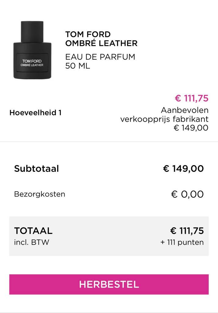 Tom Ford Ombré Leather, Enlèvement ou Envoi, Comme neuf