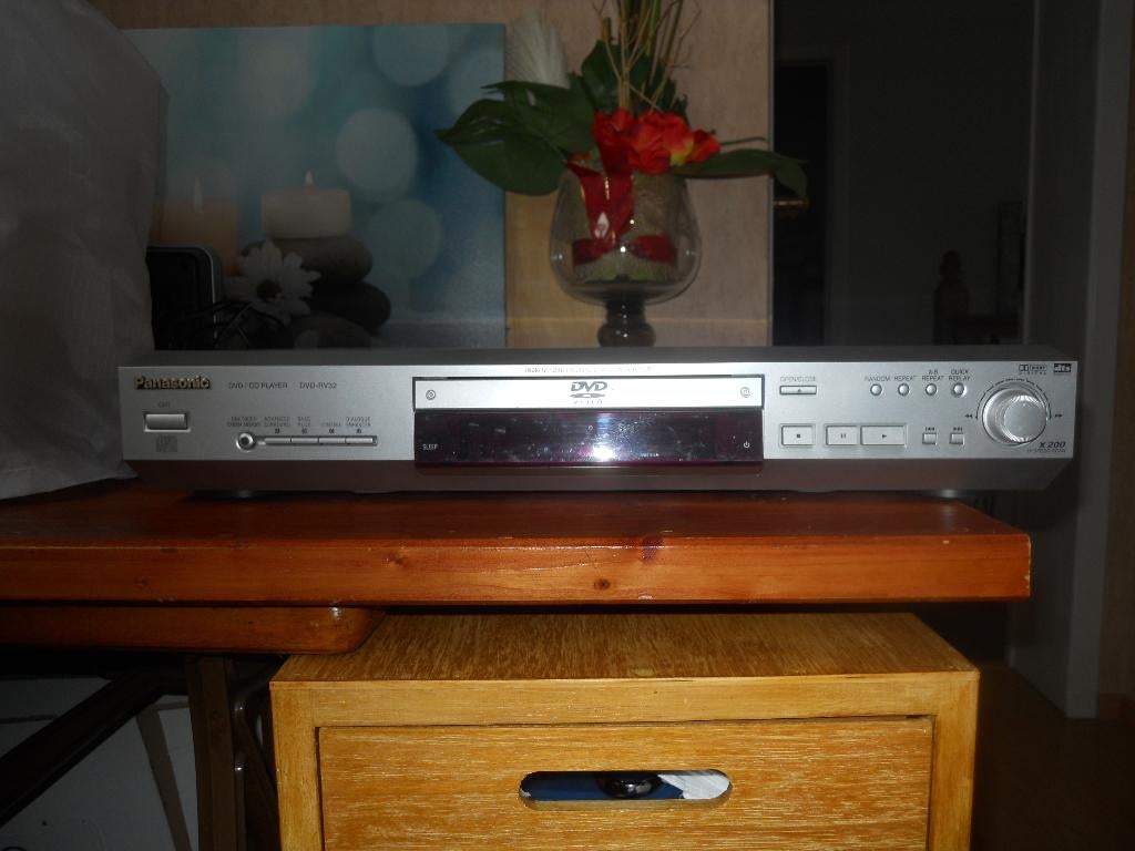 Lecteur DVD/CD Panasonic, TV, Hi-fi & Vidéo, Enlèvement, Comme neuf, Lecteur DVD, Panasonic