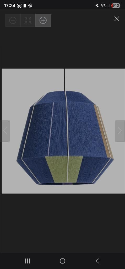 Hay bonbon lampenkap 500, Neuf, Enlèvement ou Envoi, 50 cm ou plus, Bleu