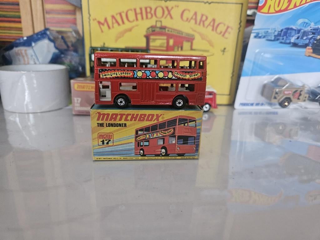 Autobus Matchbox Superfast à Londres, Enlèvement ou Envoi, Utilisé, Bus ou Camion