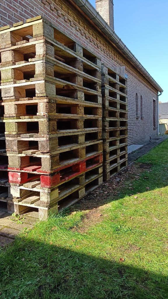 Euro pallet, Doe-het-zelf en Bouw, Hout en Planken, Ophalen, Gebruikt, Pallet