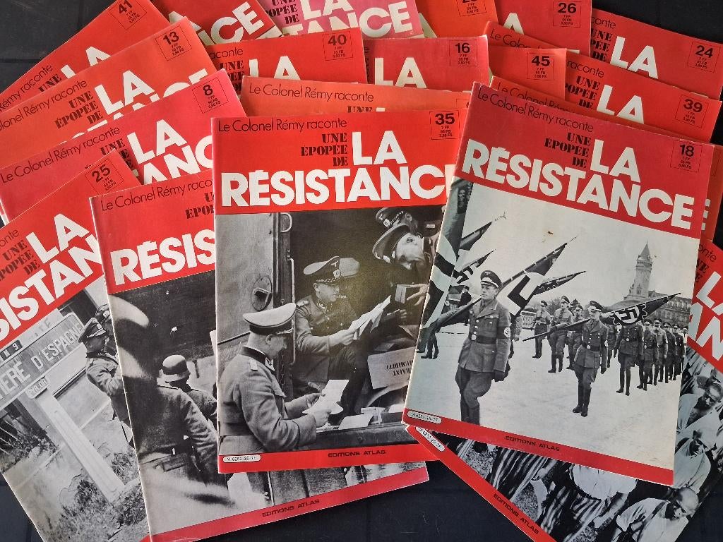 oorlogstijdschriften ..37 stuks la resistance., Verzamelen, Ophalen of Verzenden, Landmacht, Boek of Tijdschrift