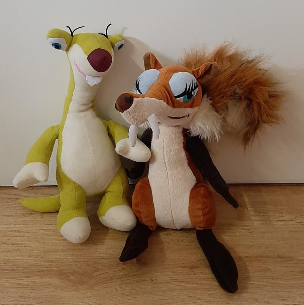 2 knuffels/pluche Ice Age Disney (als geheel of per stuk), Kinderen en Baby's, Speelgoed | Knuffels en Pluche, Disney, Disney