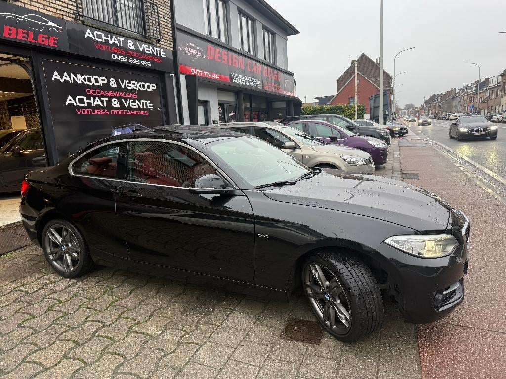 BMW 220i Benzine Coupé 184Pk 45000km Sport Line, Automaat, Euro 6, 2 Reeks, Zwart