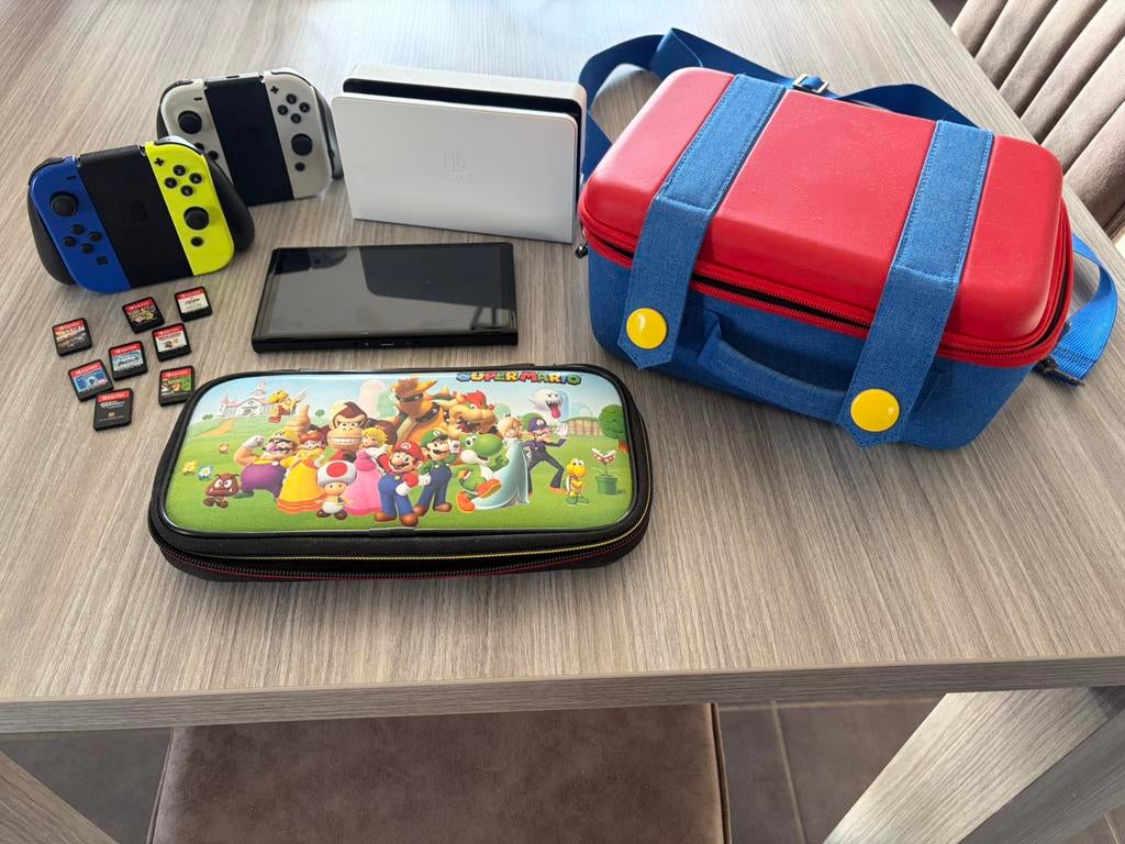 Switch oled parfait etat,, Games en Spelcomputers, Spelcomputers | Nintendo Switch Lite, Ophalen, Zo goed als nieuw