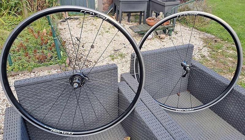 Wielen ROVAL SLX 24, prima staat, bandjes en tubeless., Ophalen, Racefiets, Wiel, Roval
