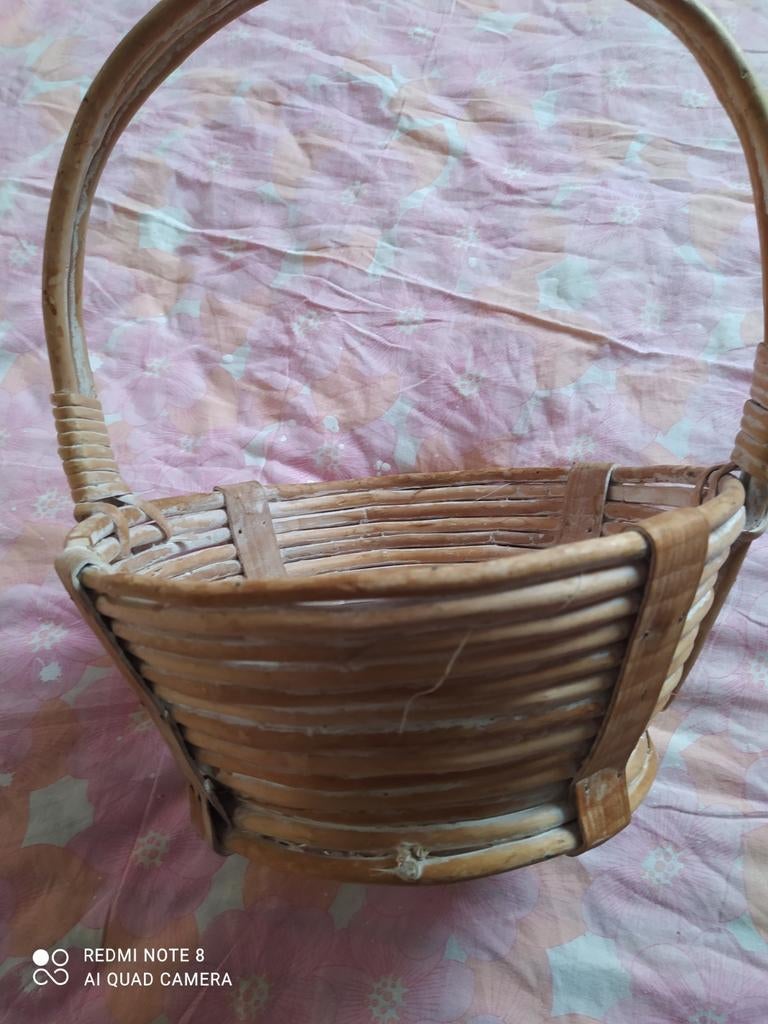 Beau panier de transport rond, Maison & Meubles, Enlèvement ou Envoi, Comme neuf