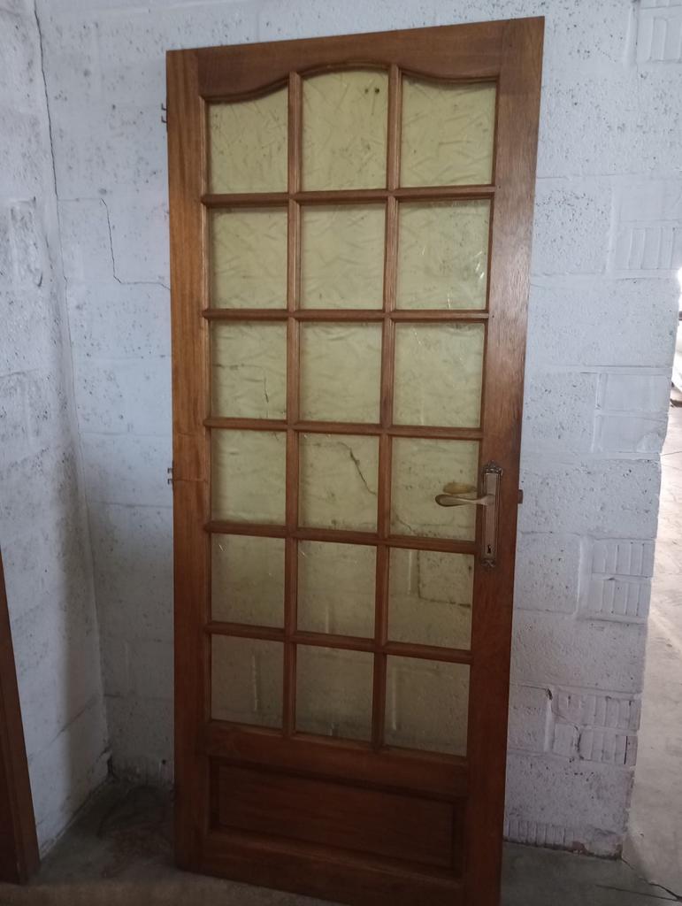 eiken binnendeur  met kader, Enlèvement, Utilisé, Porte intérieure