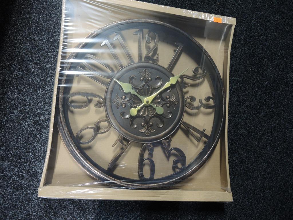 Quartz ronde klok 39 cm nieuw!, Maison & Meubles, Neuf, Lon, Enlèvement ou Envoi, @